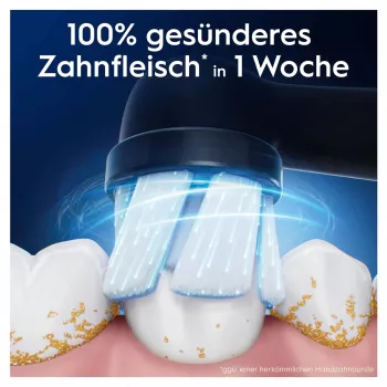 Oral-B 194631 dantų šepetėlio galvutė 4 vnt Juoda