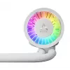 ARCTIC Liquid Freezer III Pro 360 A-RGB (Balta) – Universalus viskas viename CPU vandens aušintuvas su A-RGB