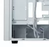 PC korpusas Cooler Master Elite 502 Midi Tower Baltas — ATX, 3x 120mm priekyje, 120mm gale, maitinimo šaltinis apačioje, palaiko 2.5 colio/3.5 colio diskus