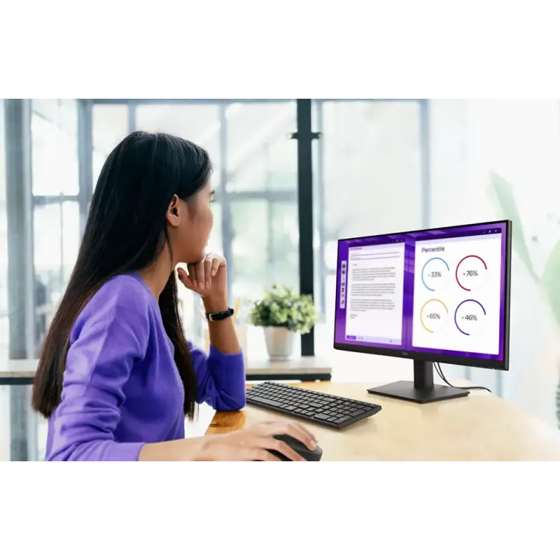 DELL E2425HM kompiuterio monitorius 60,5 cm (23,8 colio) 1920 x 1080 pikselių Full HD juodas