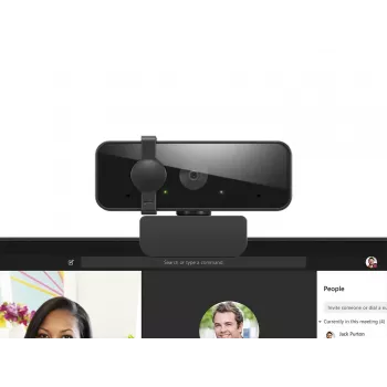 Lenovo Essential FHD Gen2 internetinė kamera 1920 x 1080 pikselių USB 2.0 Juoda