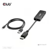 CLUB3D DisplayPort™ į Trigubą HDMI™ 8K60Hz Hub, DisplayPort, HDMI, 2.1b/1.4a, 13.5 Mbit/s, 120 Hz, 3840 x 2160, 7680 x 4320