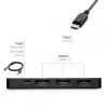 CLUB3D DisplayPort™ į Trigubą HDMI™ 8K60Hz Hub, DisplayPort, HDMI, 2.1b/1.4a, 13.5 Mbit/s, 120 Hz, 3840 x 2160, 7680 x 4320