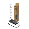 CLUB3D 8-1 Nešiojama USB Type-C 10Gbps stotelė su HDMI ir DisplayPort 8K30Hz PD iki 100W
