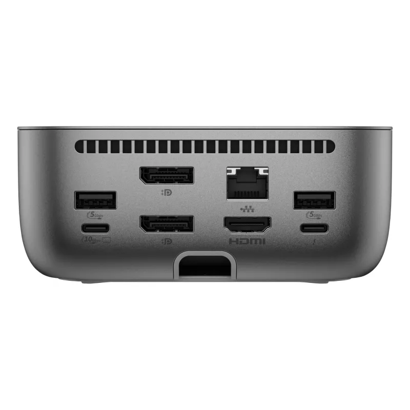 HP Thunderbolt 4 Ultra 180W G6 Dock, 180 W, 40 Gbps, 8K Ultra HD, pilka