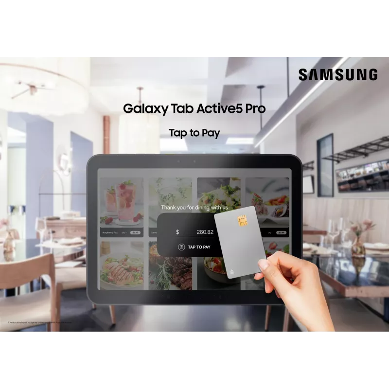 Samsung Galaxy Tab Active5 Pro 5G Enterprise Edition Snapdragon LTE 256 GB 25,6 cm (10,1 colio) 8 GB Wi-Fi 6 (802.11ax) Android 15 Žalia