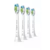 Philips HX6064/87 Optimal White dantų šepetėlio antgaliai — 4 vnt., balti, vidutinio kietumo