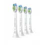 Philips HX6064/87 Optimal White dantų šepetėlio antgaliai — 4 vnt., balti, vidutinio kietumo
