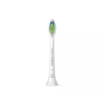Philips HX6064/87 Optimal White dantų šepetėlio antgaliai — 4 vnt., balti, vidutinio kietumo