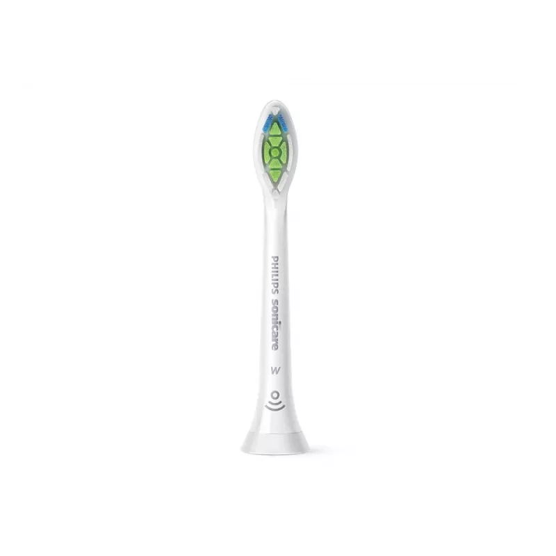 Philips HX6064/87 Optimal White dantų šepetėlio antgaliai — 4 vnt., balti, vidutinio kietumo