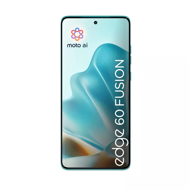 Mobilusis telefonas Motorola edge 60 fusion 16,9 cm (6,67 colio) Dual SIM Android 15 5G USB Type-C 8 GB 256 GB 5200 mAh Turkio spalvos