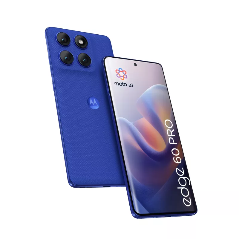 Motorola edge 60 pro 16,9 cm (6,67 colio) Dual SIM Android 15 5G USB Type-C 12 GB 512 GB 6000 mAh Mėlyna