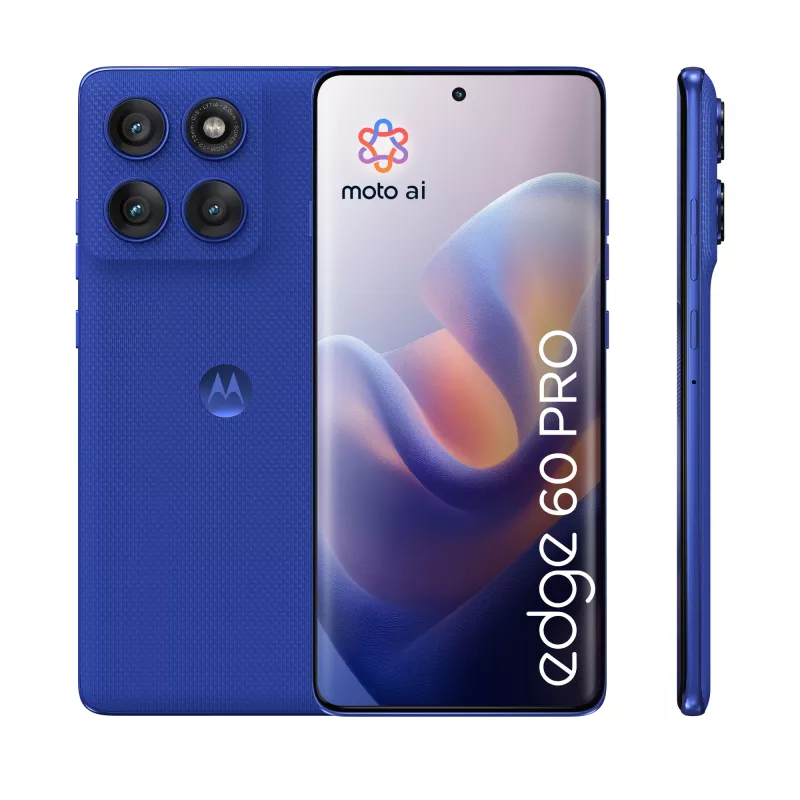 Motorola edge 60 pro 16,9 cm (6,67 colio) Dual SIM Android 15 5G USB Type-C 12 GB 512 GB 6000 mAh Mėlyna