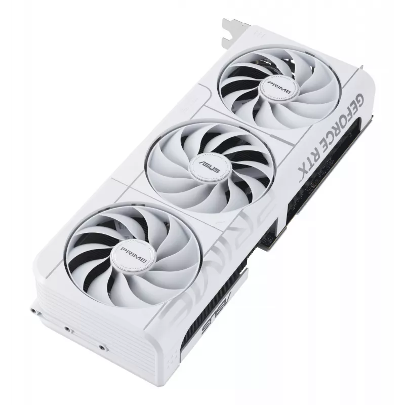 Vaizdo plokštė ASUS GeForce RTX 5070 12 GB GDDR7, PCIe 5.0, 192 bitų, balta, 3 ventiliatoriai
