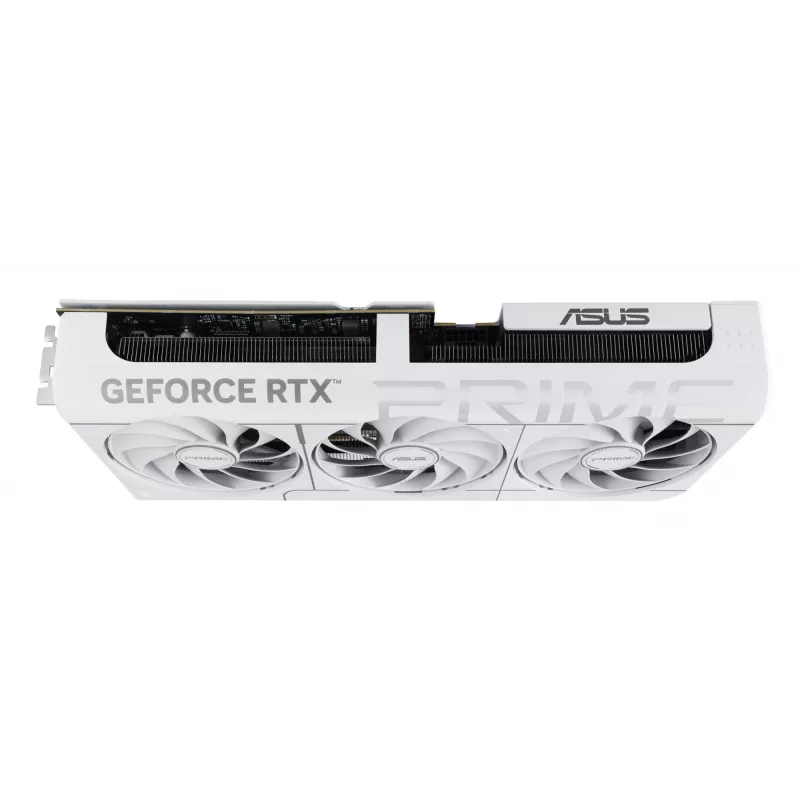 Vaizdo plokštė ASUS GeForce RTX 5070 12 GB GDDR7, PCIe 5.0, 192 bitų, balta, 3 ventiliatoriai