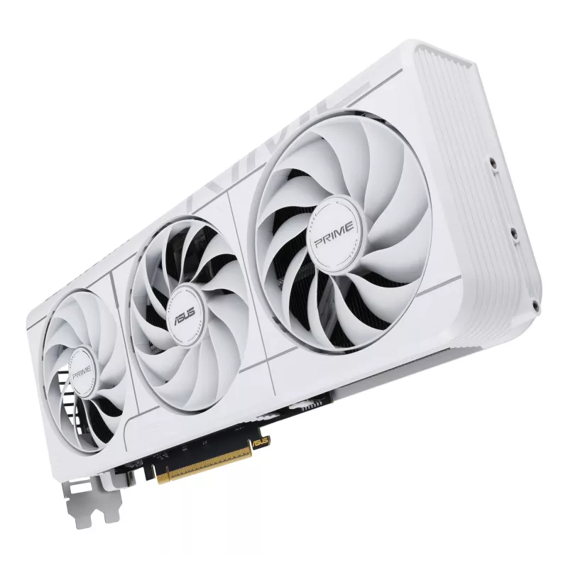 Vaizdo plokštė ASUS GeForce RTX 5070 12 GB GDDR7, PCIe 5.0, 192 bitų, balta, 3 ventiliatoriai