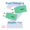 Club 3D USB-C įkroviklis 2 vnt. 30W – Dvigubas 30W USB-C maitinimo adapteris