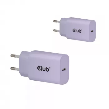 Club 3D USB-C įkroviklis 30W 2 vnt. kompaktiškas telefonams ir planšetėms