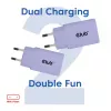 Club 3D USB-C įkroviklis 30W 2 vnt. kompaktiškas telefonams ir planšetėms