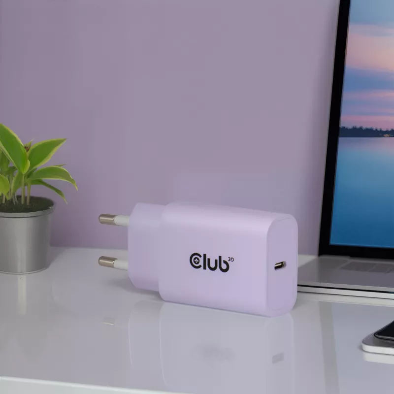 Club 3D USB-C įkroviklis 30W 2 vnt. kompaktiškas telefonams ir planšetėms