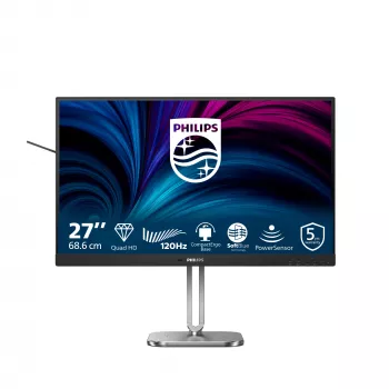 Philips 4000 serijos 27B2N4500/00 monitorius 68,6 cm (27 colių) 2560 x 1440 pikselių Quad HD LCD pilkas