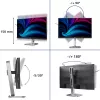 Philips 4000 serijos 27B2N4500/00 monitorius 68,6 cm (27 colių) 2560 x 1440 pikselių Quad HD LCD pilkas