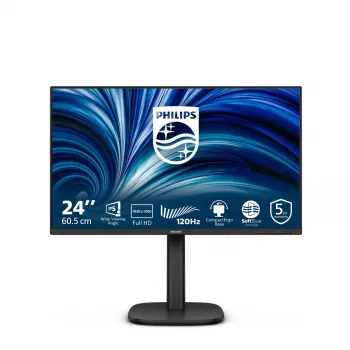 Philips 3000 serijos 24B2N3200J/00 kompiuterio monitorius 60,5 cm (23,8 col.) 1920 x 1080 pikselių Full HD LCD juodas