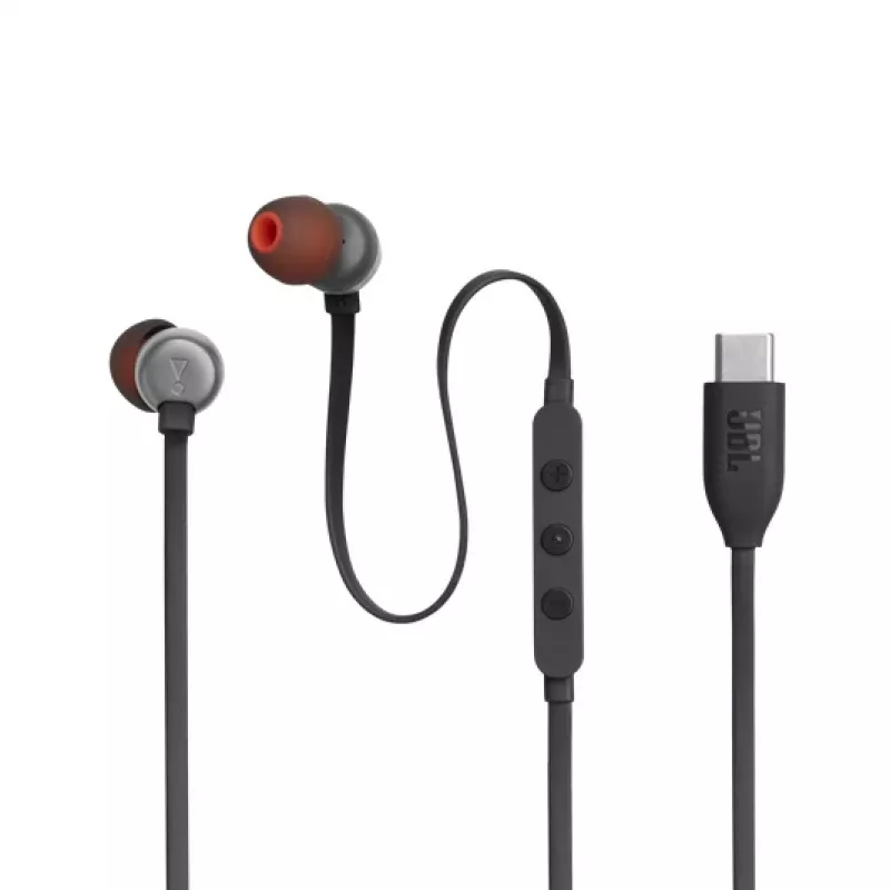 JBL Tune 310C laidinės ausinės į ausį USB Type-C juodos