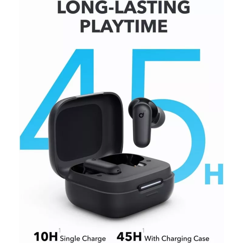 ANKER Soundcore P30i belaidės ausinės su triukšmo slopinimu – juodos