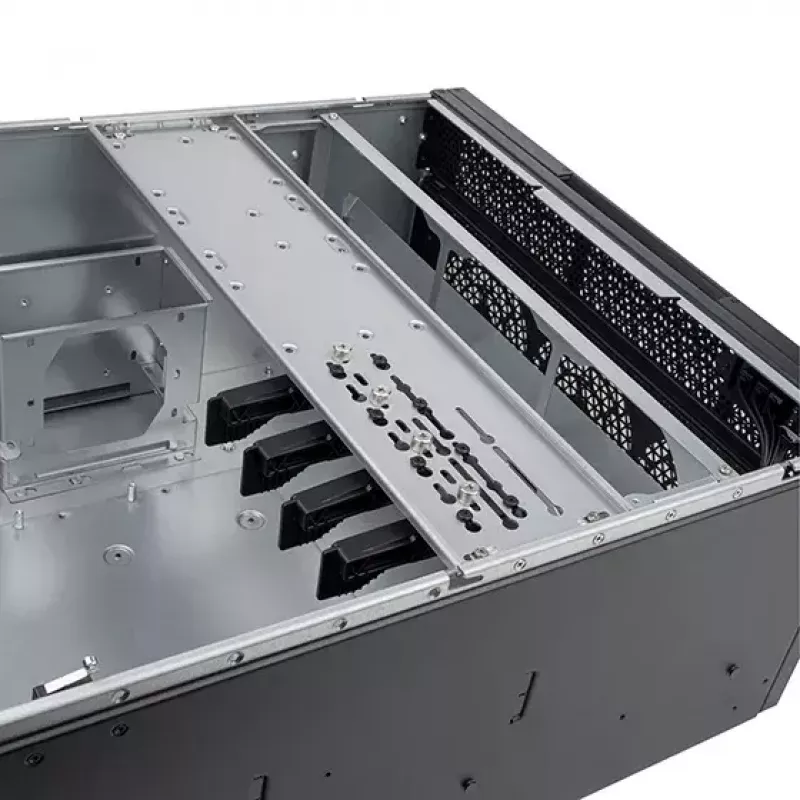 Serverio korpusas SilverStone RM52 juodas ATX SFX 440x550x220mm