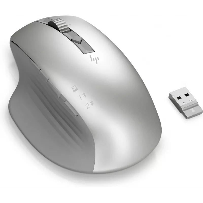 HP 930 Creator Wireless Mouse, dešinei rankai, Bluetooth, 3000 DPI, sidabrinis