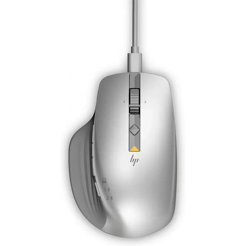 HP 930 Creator Wireless Mouse, dešinei rankai, Bluetooth, 3000 DPI, sidabrinis