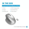 HP 930 Creator Wireless Mouse, dešinei rankai, Bluetooth, 3000 DPI, sidabrinis
