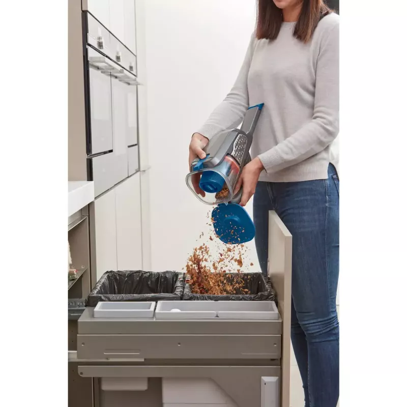 Belaidis rankinis dulkių siurblys Black & Decker BHHV520BF-QW, sausam valymui, 35 W, 0,7 l talpa, 21 min veikimo laikas, 1,2 kg
