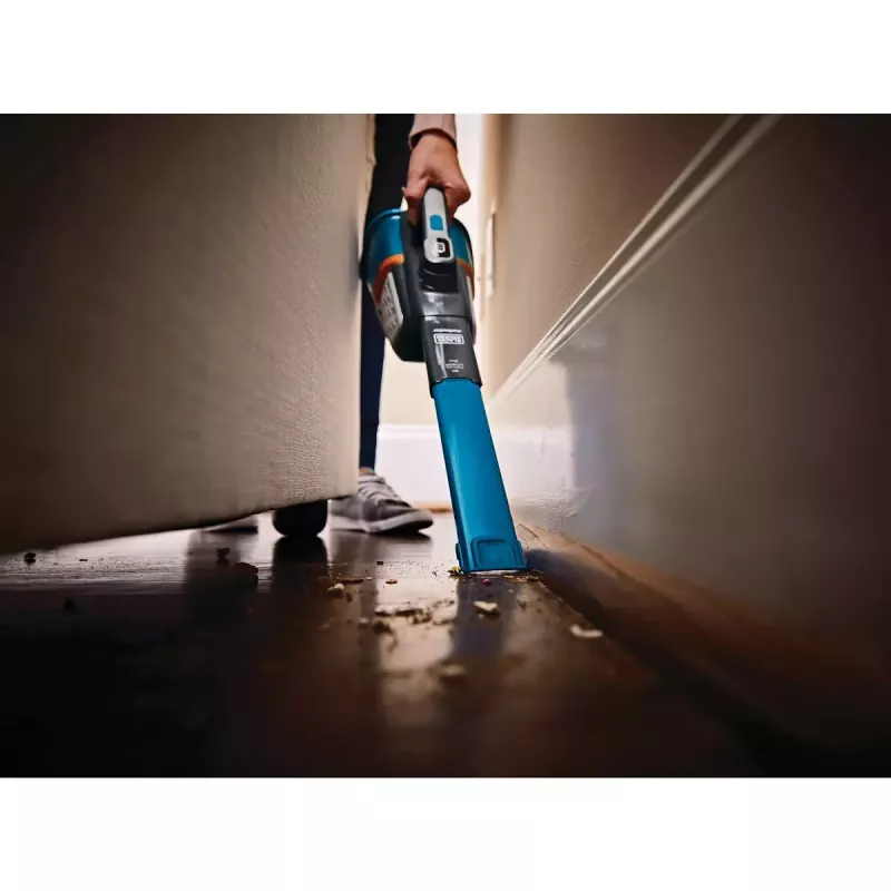Belaidis rankinis dulkių siurblys Black & Decker BHHV520BF-QW, sausam valymui, 35 W, 0,7 l talpa, 21 min veikimo laikas, 1,2 kg