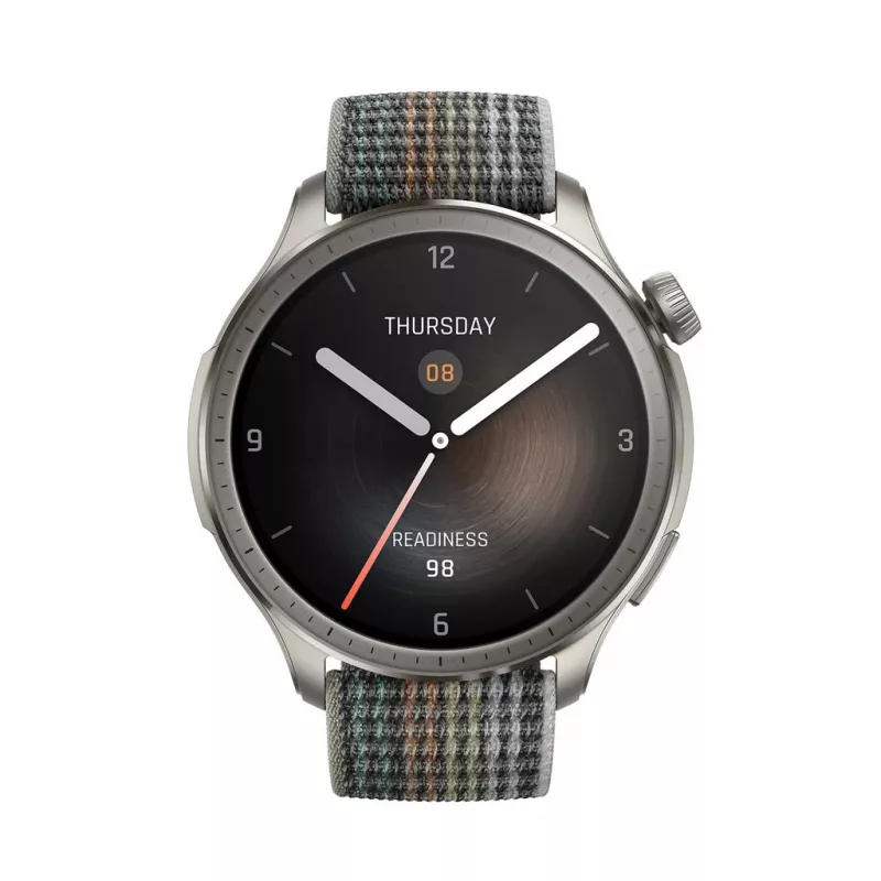 Amazfit Balance 3,81 cm (1,5 colio) AMOLED 46 mm Skaitmeninis 480 x 480 pikselių Liečiamas ekranas Pilka Wi-Fi GPS