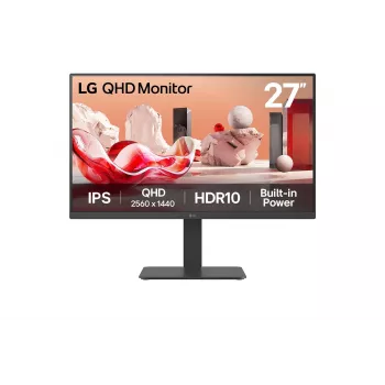 LG 27BA45QB-B monitorius 68,6 cm (27 colių) 2560 x 1440 pikselių Quad HD LCD juodas