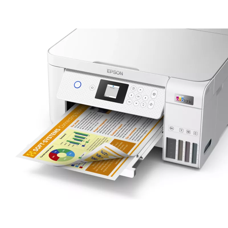 Epson EcoTank ET-2856 daugiafunkcis rašalinis spausdintuvas A4, 5760 x 1440 DPI, 33 ppm, Wi-Fi