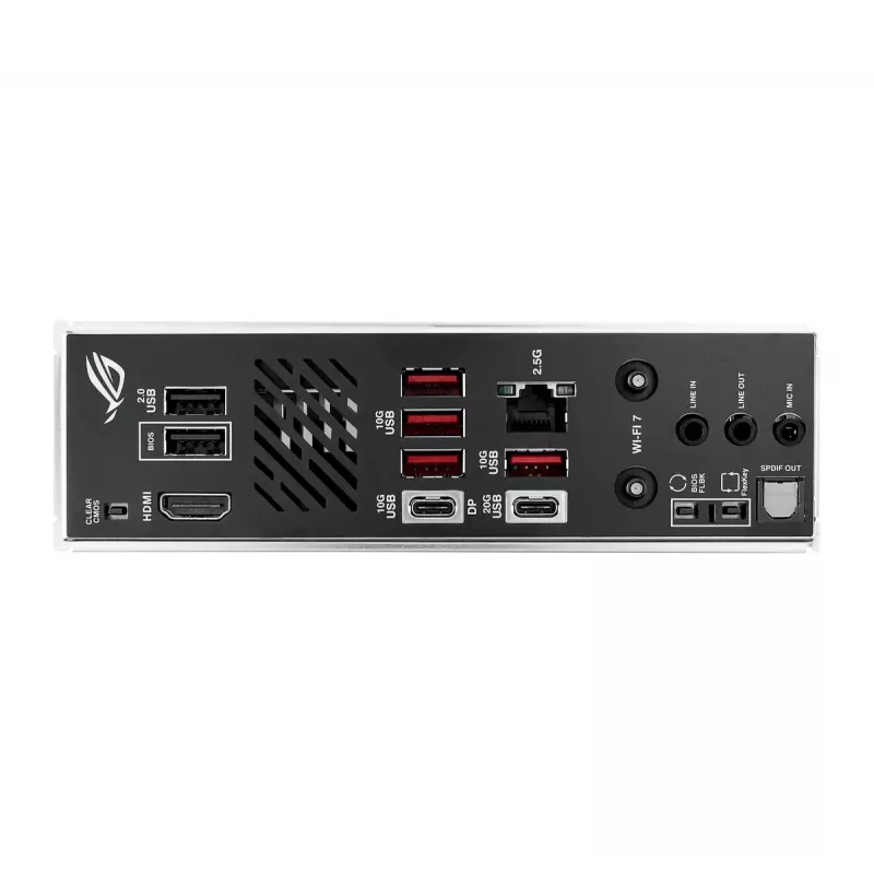 Motininė plokštė ASUS ROG STRIX B850-I GAMING WIFI, AMD B850, Socket AM5, mini ITX, 2x DDR5, Wi‑Fi 7, 2.5Gb LAN