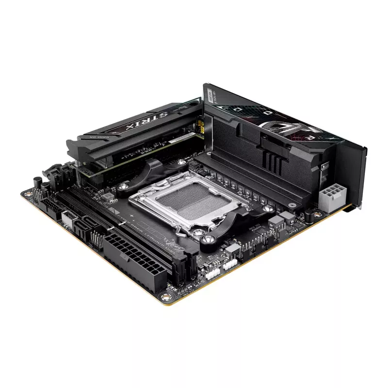 Motininė plokštė ASUS ROG STRIX B850-I GAMING WIFI, AMD B850, Socket AM5, mini ITX, 2x DDR5, Wi‑Fi 7, 2.5Gb LAN