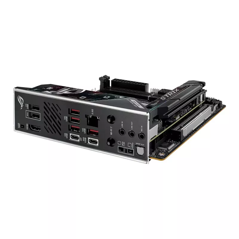 Motininė plokštė ASUS ROG STRIX B850-I GAMING WIFI, AMD B850, Socket AM5, mini ITX, 2x DDR5, Wi‑Fi 7, 2.5Gb LAN