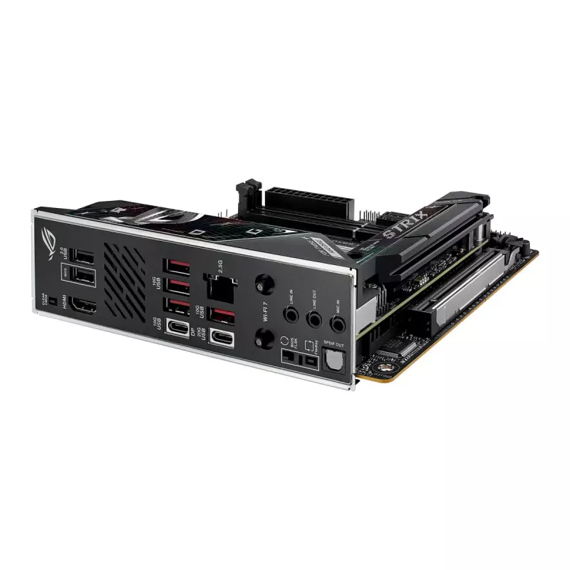 Motininė plokštė ASUS ROG STRIX B850-I GAMING WIFI, AMD B850, Socket AM5, mini ITX, 2x DDR5, Wi‑Fi 7, 2.5Gb LAN