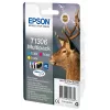 Epson Stag Multipack 3 spalvos T1306 DURABrite Ultra rašalas, didelės talpos (XL), Cianganas, Purpurinė, Geltona, pigmentinis rašalas, 10,1 ml, 1 vnt., kelių spalvų rinkinys