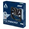 ARCTIC F12 PWM PST 120 mm korpuso ventiliatorius, 230-1350 RPM, 90,1 m³/h