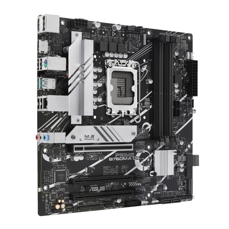 ASUS PRIME B760M-A D4-CSM pagrindinė plokštė Intel B760 LGA 1700 micro ATX