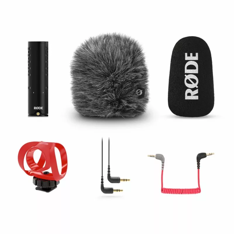 RODE VideoMicro II juodas mikrofonas kamerai