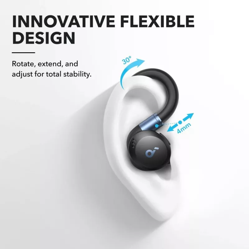 ANKER Soundcore Sport X20 belaidės ausinės – juodos