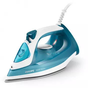 Lyginimo lygintuvas Philips DST3011/20 — 2100 W, keraminis padas, 0,3 L bakelis, 1,9 m laidas, mėlynas