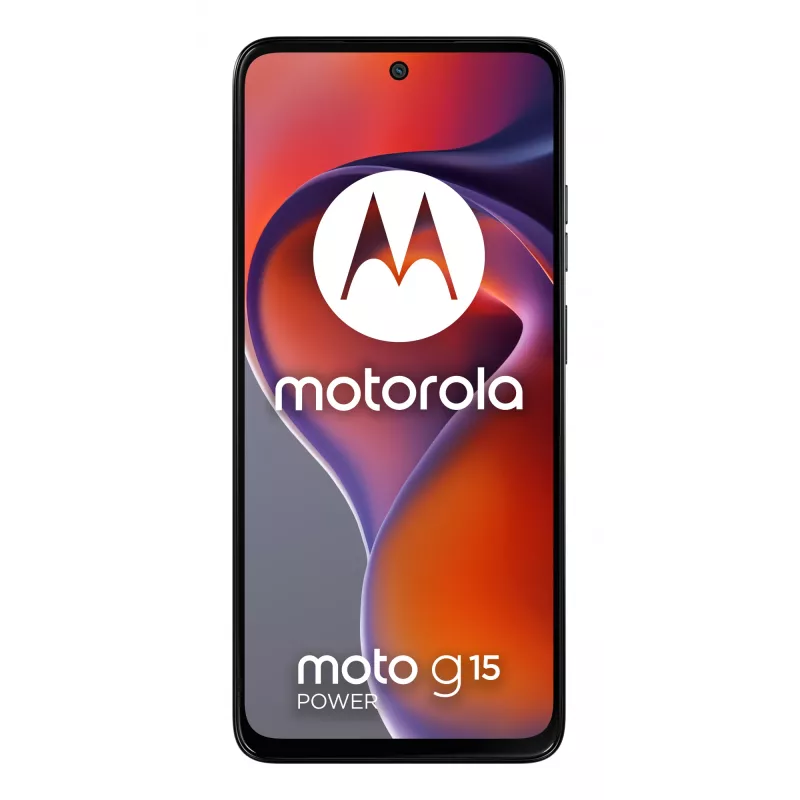Mobilusis telefonas Motorola moto g15 power 6,72 colių Full HD+ Dual SIM Android 15 4G USB Type-C 8 GB RAM 256 GB atminties 6000 mAh pilka