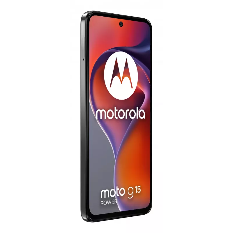 Mobilusis telefonas Motorola moto g15 power 6,72 colių Full HD+ Dual SIM Android 15 4G USB Type-C 8 GB RAM 256 GB atminties 6000 mAh pilka